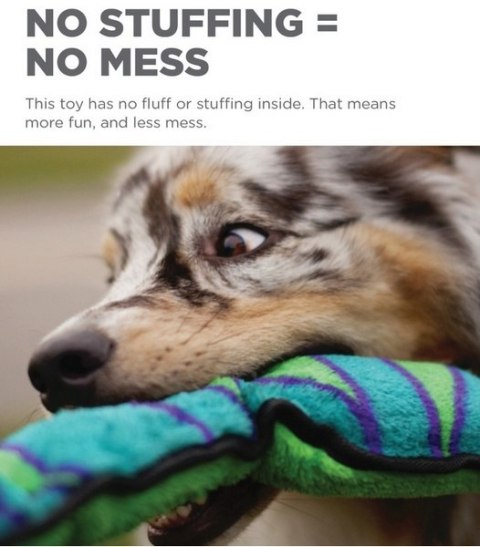 Outward Hound Invincibles Snake blue/green 3 piszczałki [32067]