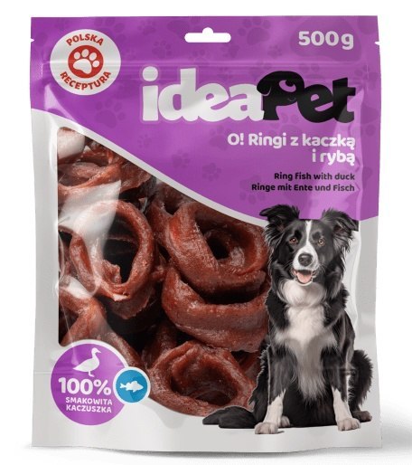 IdeaPet Ringi z kaczką i rybą 500g
