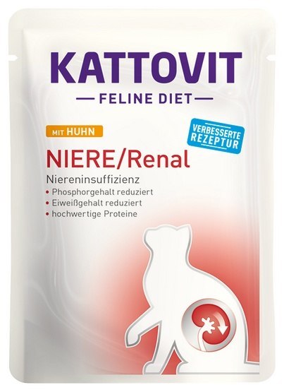 Kattovit Feline Diet Niere/Renal kurczak saszetka 85g