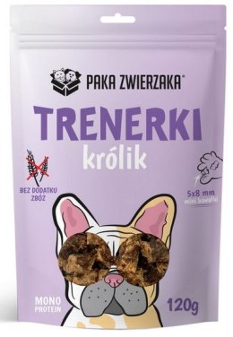 Paka Zwierzaka Trenerki Królik 120g