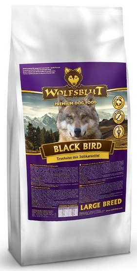 Wolfsblut Dog Black Bird Adult Large - indyk i bataty 12,5kg