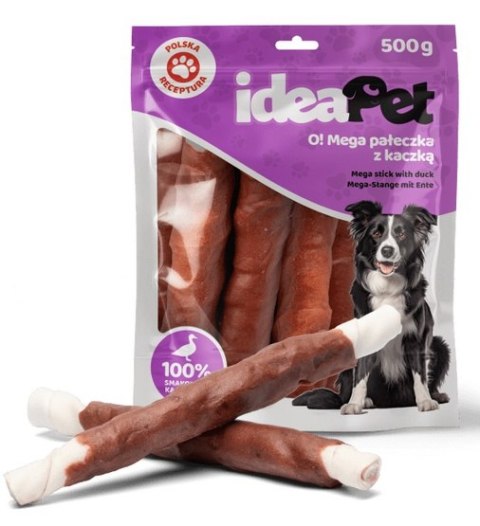 IdeaPet Mega pałeczka z kaczką 500g