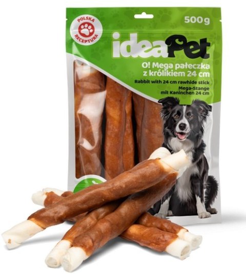 IdeaPet Mega pałeczka z królikiem 500g